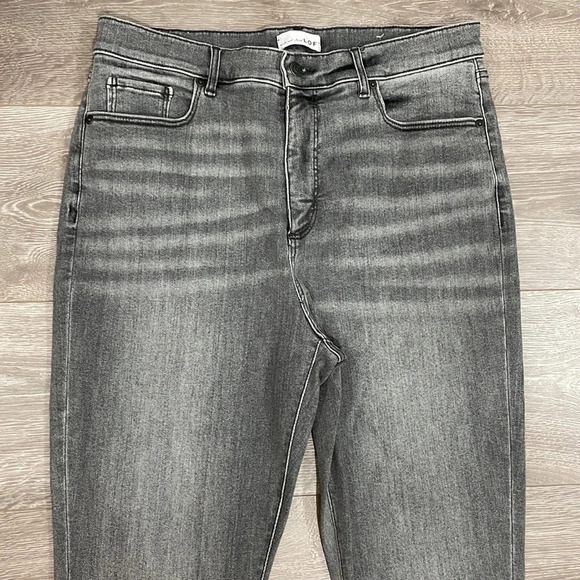 NWOT LOFT made and loved The Jegging Gray Denim Jeans 32 / 14 - Picture 2 of 15